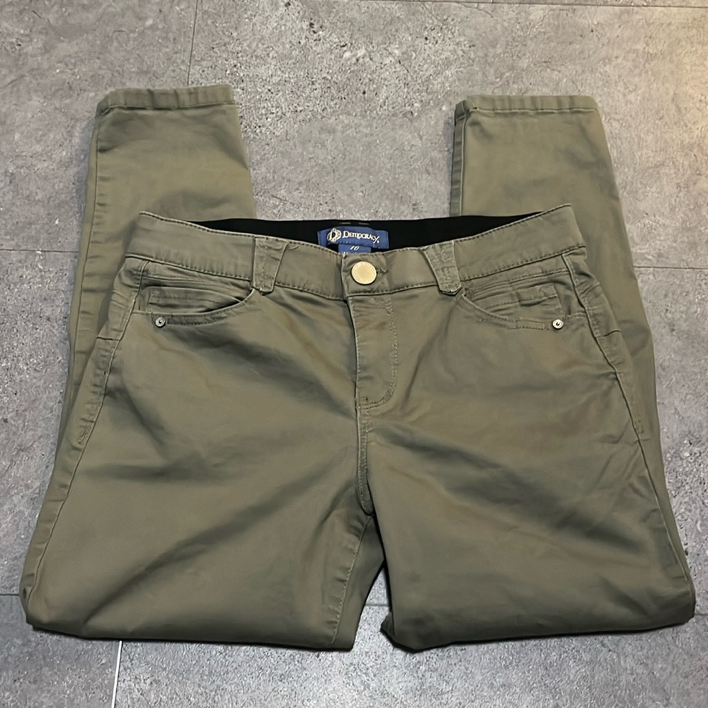 Democracy “Ab” Solution Khaki Cropped Jeans (10)